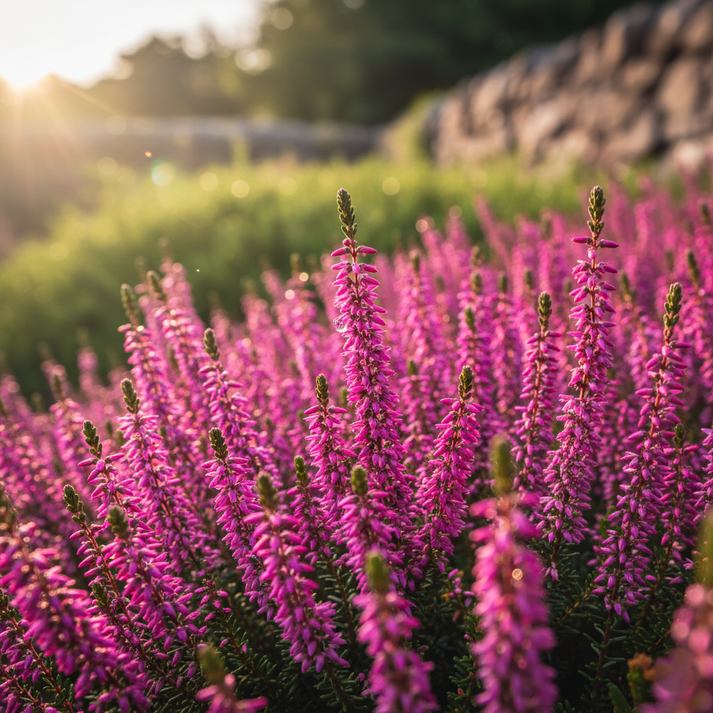 The image of Calluna vulgaris 'Disco Queen' (Heather Plant)