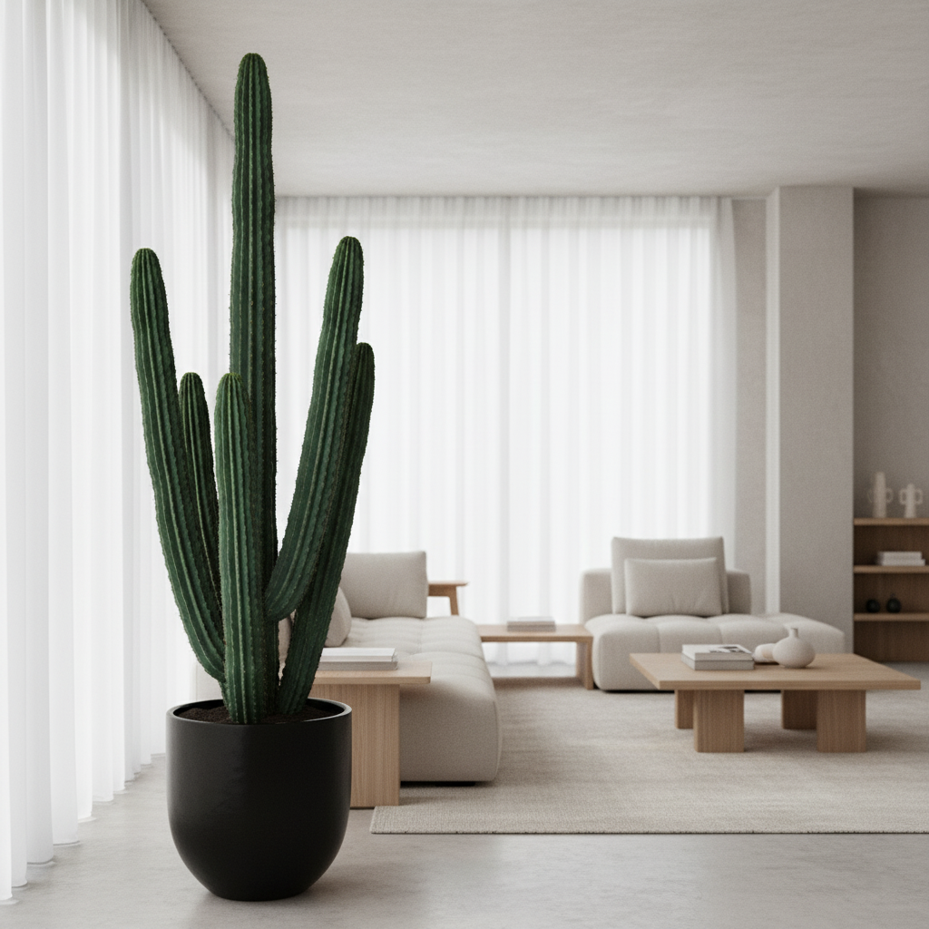 The image of Cereus Peruvianus (Peruvian Apple Cactus)