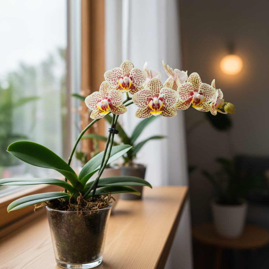 The image of Phalaenopsis 'Mini Mark' (Moth Orchid)