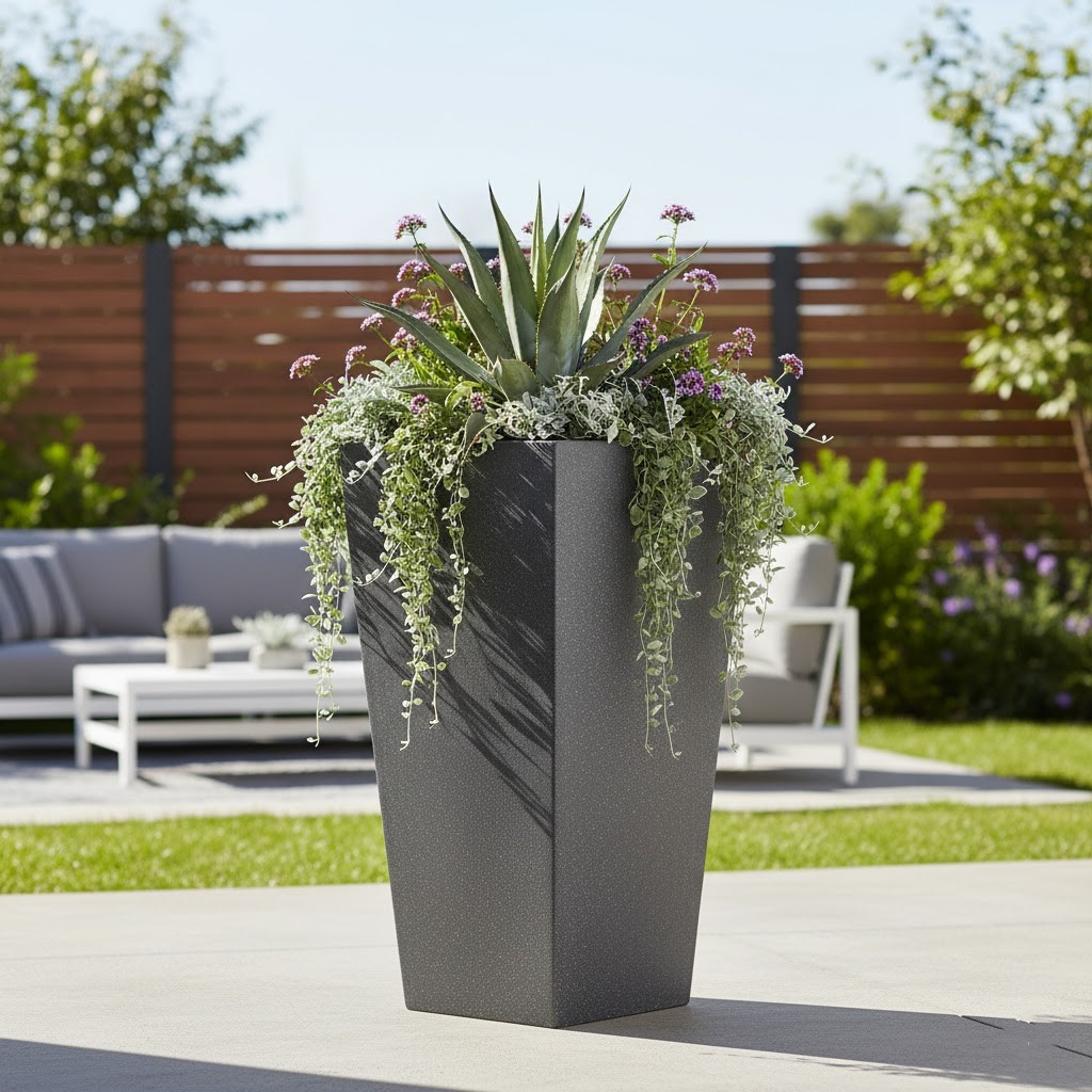 The image of Tapered Tall Planter